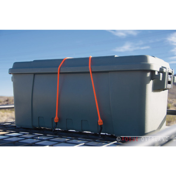 The Perfect Bungee 24 In. Easy Stretch Polyurethane Bungee Cord, Nylon Hooks, Red