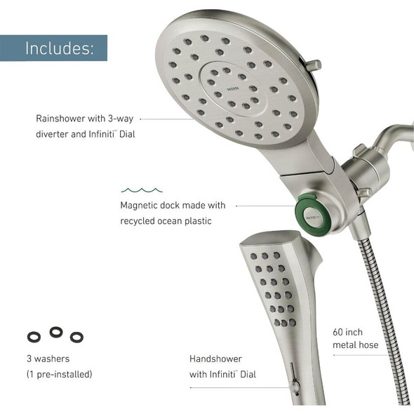 Verso Bn 8 Combo Showerhead 220C2EPSRN 437568