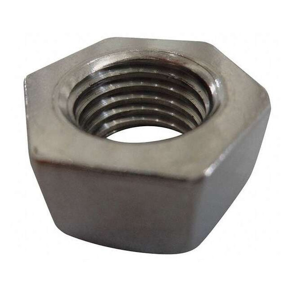 Jam Nut, 5/16"-24, Stainless Steel, Not Graded, Plain, 3/16 in Ht, 100 PK