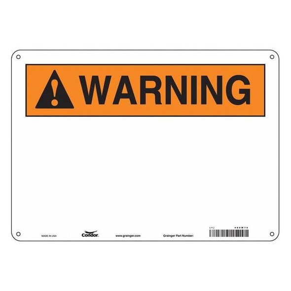 Condor Safety Sign,14" W,10" H,0.055" Thickness 486W76