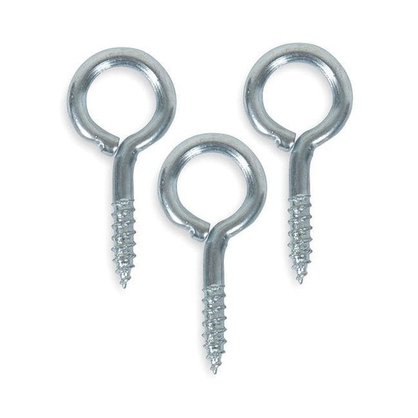 Eye Bolt 25/64 in ID, Steel, Zinc Plated, 20 PK