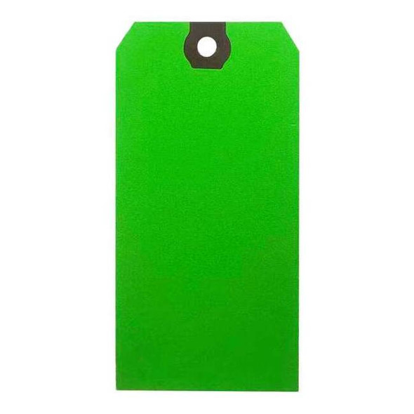 Manufacturer Varies Shipping Tag, Colored, Green, PK500 61KU57