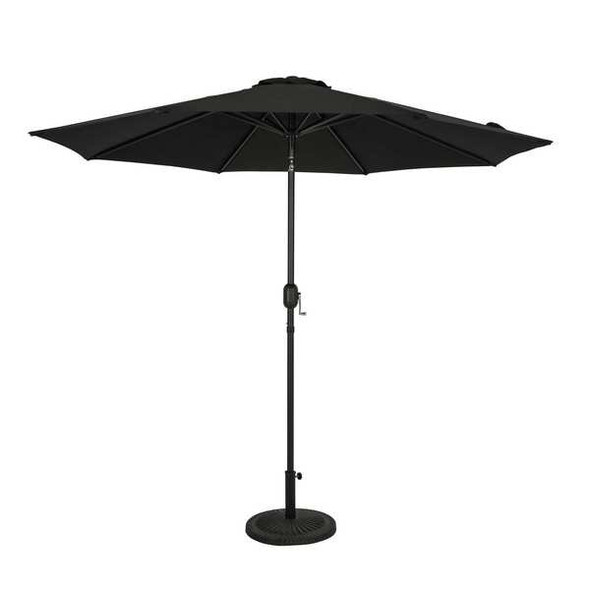 Island Umbrella Octagon Umbrella Black NU6831