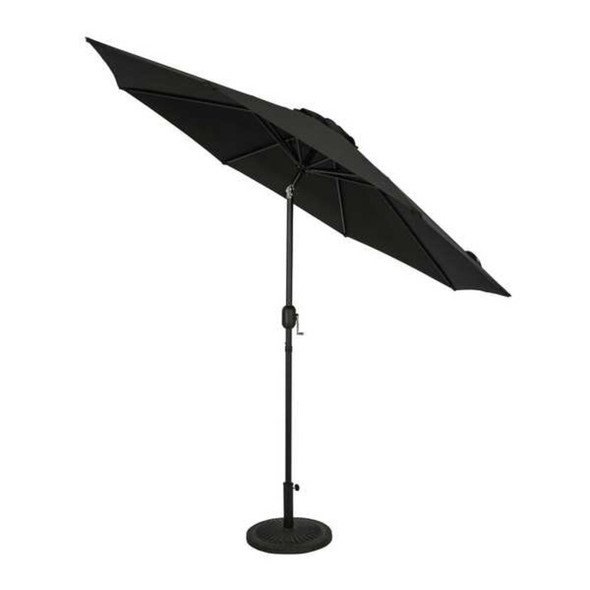 Island Umbrella Octagon Umbrella Black NU6831