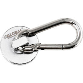 Global Industrial Neodymium Magnetic Carabiner Hook 45 Lbs. Pull 6/Pack