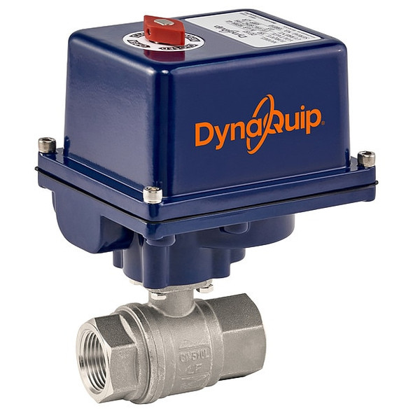 Dynaquip Controls Electronic Ball Valve,SS,1-1/2 In. E2S27AJE25H