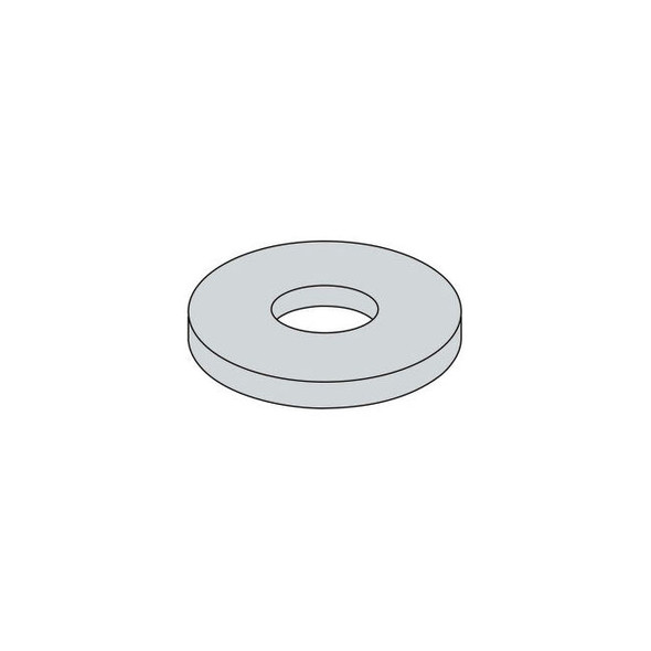Fender Washer - 1/4"" x 1-1/4"" - Steel - Zinc CR+3 - Pkg of 100 - BBI P36145