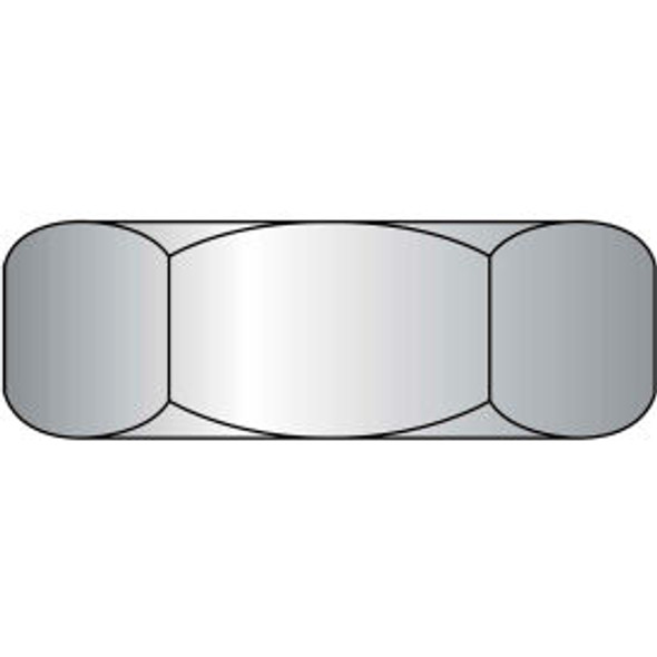 Hex Lock Nut - 7/16-14 - Med Carbon Steel - Zinc & Wax CR+3 - Grade C - 100 Pk - Hex Lock Nut - 7/16-14 - Med Carbon Steel - Zinc & Wax CR+3 - Grade C - 100 Pk -