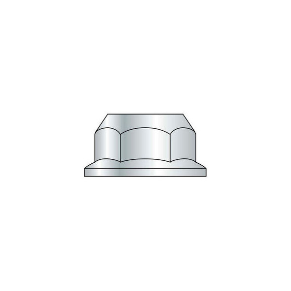 Serrated Hex Flange Nut - 3/8-16 - Zinc CR+3 - Case Hardened Steel - UNC Pack of