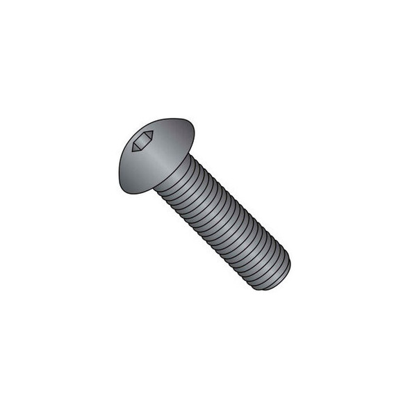 Button Socket Cap Screw 1/4-20 x 1-1/2"" Steel Alloy Thermal Black Oxide FT UNC