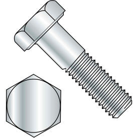 Hex Bolt - 1/4-20 x 3/4"" - Grade A - Steel - Zinc CR+3 - UNC - FT - A307 - Pkg