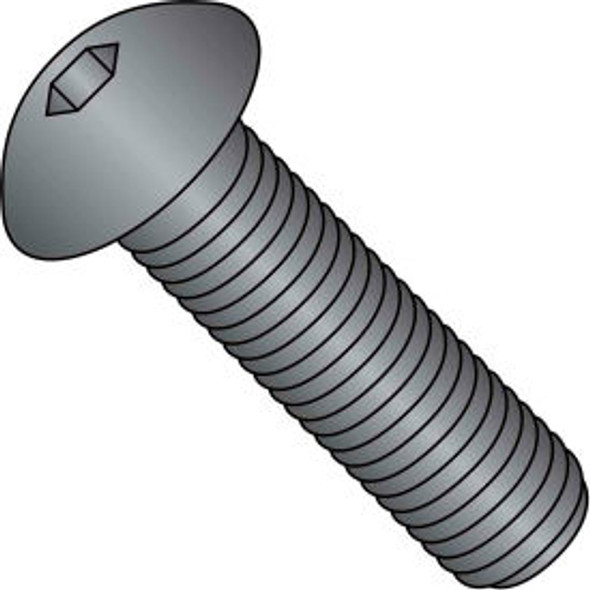 Button Socket Cap Screw - 10-24 x 1/4"" - Steel Alloy - Thermal Black Oxide - FT
