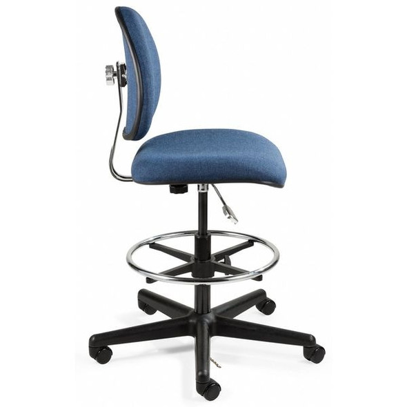 Bevco Task Chairs, 21 in to 28-1/2 in Height, Navy Blue V830SHC
