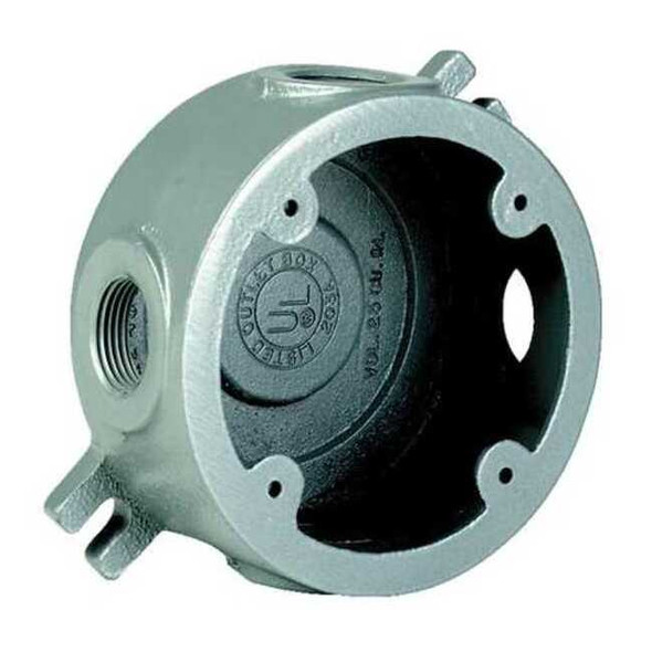 Hubbell Killark Conduit Outlet Body,Alum,Trd Sz 1/2in VLJX-1WW