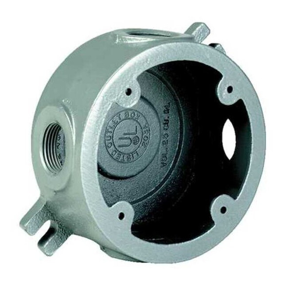 Hubbell Killark Conduit Outlet Body,X,1/2 In. VLJX-1WW