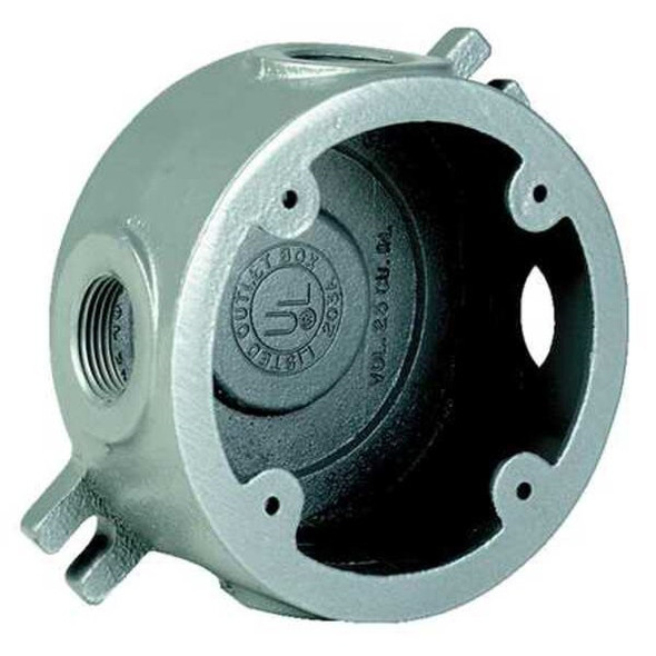 Hubbell Killark Conduit Outlet Body,X,1/2 In. VLJX-1WW