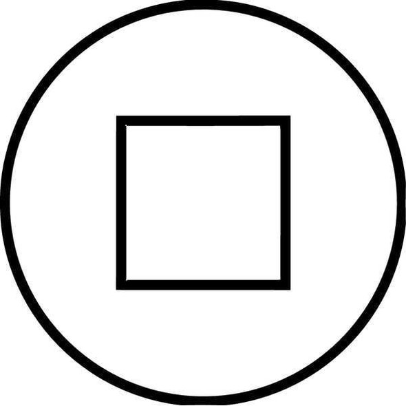 Sheet Metal Screw, #10 x 3/4 in, Zinc Plated Steel Pan Head Square Drive, 100 PK