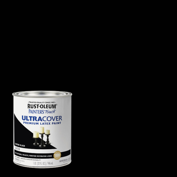 Painter's Touch Qt Sat Cany Blk Paint 267332