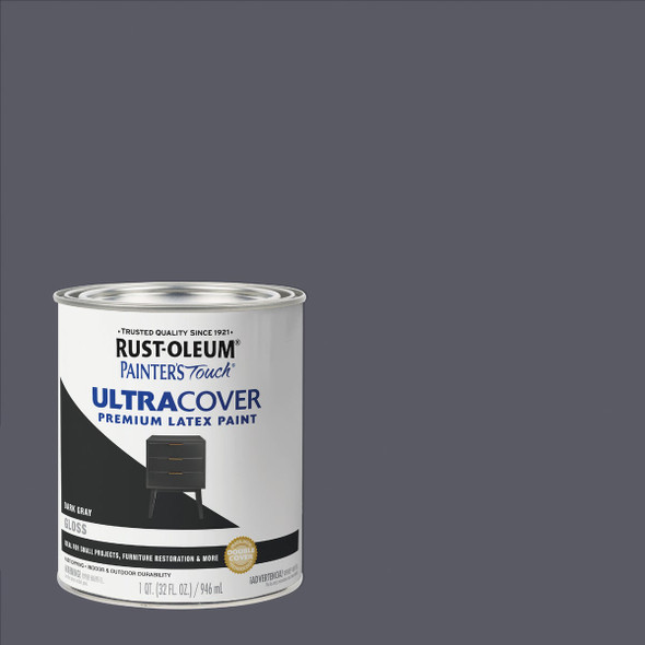Painter's Touch Qt Gls Drk Gray Paint 1986502