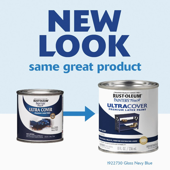 Painter's Touch Nvy Blu Latex Paint 1922730 773183