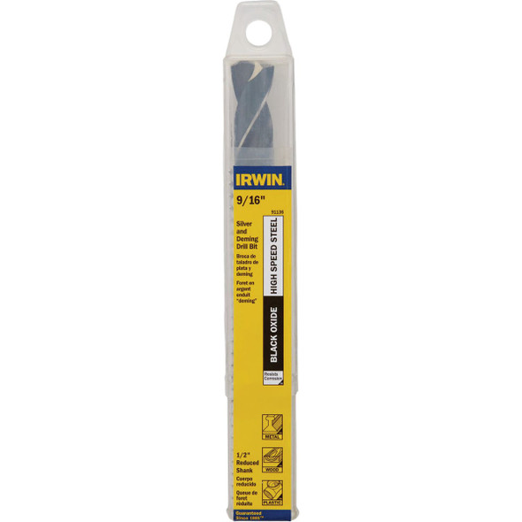 Irwin 9-16 In. Black Oxide Silver & Deming Drill Bit 91136 336904