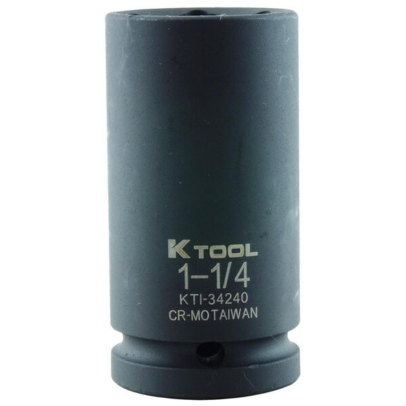 K-Tool International Impct Sckt,Deep,6 pt.,3/4"Drive,1-1/4" KTI-34240