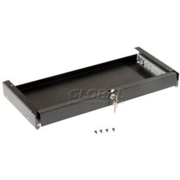 Global Industrial Locking Keyboard Drawer - Black