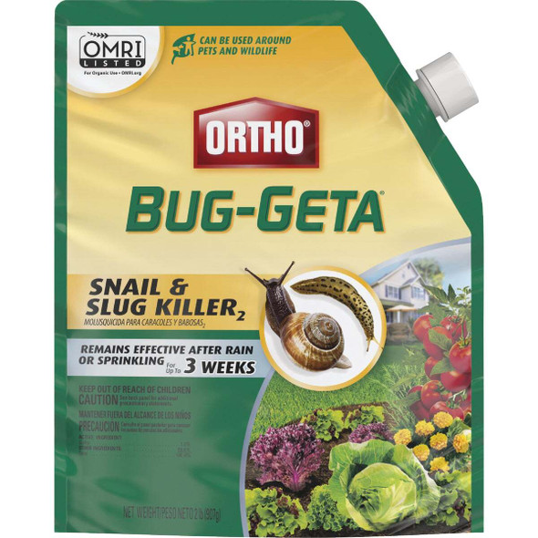 Ortho Bug-Geta 2 Lb. Ready To Use Pellets Slug & Snail Killer 0474510
