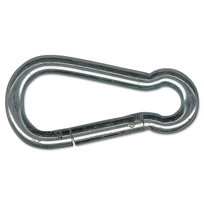 Snap Links, 3/8 in, 300 lb Load, Bright Zinc Pack of 10