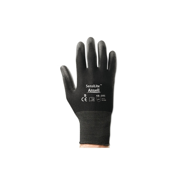 48-101 Gloves, Size 8, Black Pack of 12