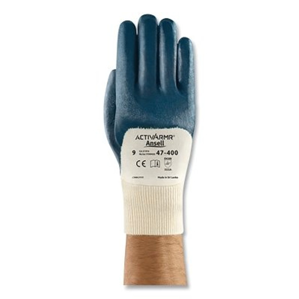 47-200 Nitrile-Coated Gloves, Size 10, Blue Pack of 12