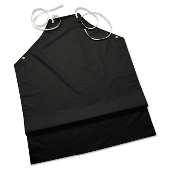 Hycar® Apron, 35 in x 45 in, Nitrile/Poly-Cotton, Black Pack of 12