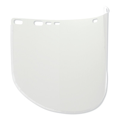 F30 Acetate Face Shield, 34-40 Acetate, Clear, 15-1/2 in x 9 in, Bulk Pack of 50