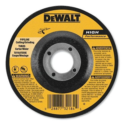 Type 27 Grinding Wheel, 5 in, 7/8 in, 12200 RPM Pack of 25