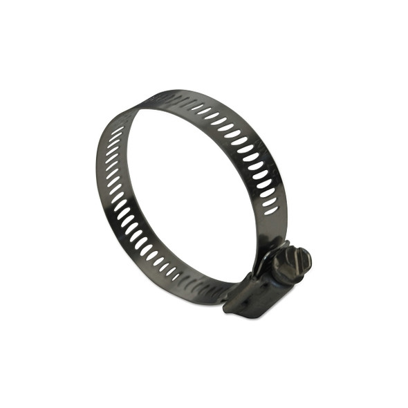 HSS Series Worm Gear Clamp, 1 9/16 in to 2-1/2 in Hose OD, Stainless Steel 300 Pack of 10