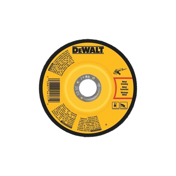 Type 27 Depressed Center Wheel, 6 x 1/4 x 5/8 in-11, A24R Grit, Aluminum Oxide Pack of 10