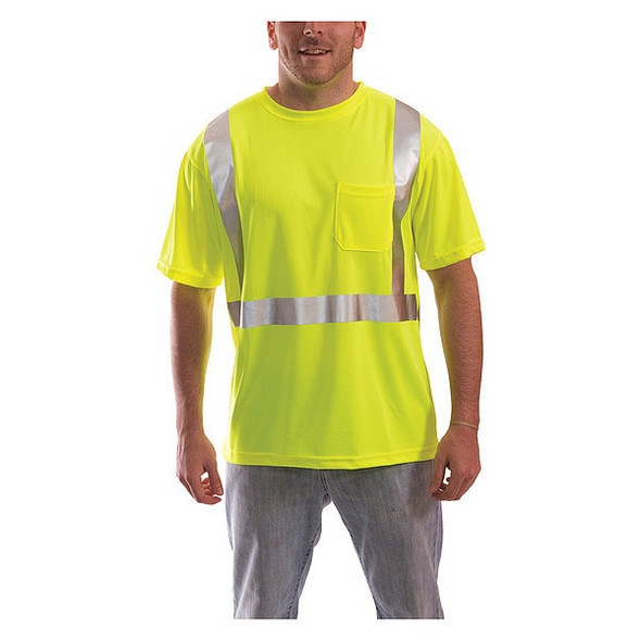 Tingley Hi-Vis T-Shirt,Short Sleeve,Lime,L S75022