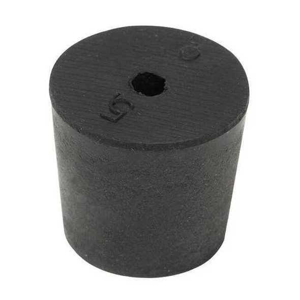 Manufacturer Varies Stopper,25 mm H,SBR Rubber,Black,PK40 3-1H