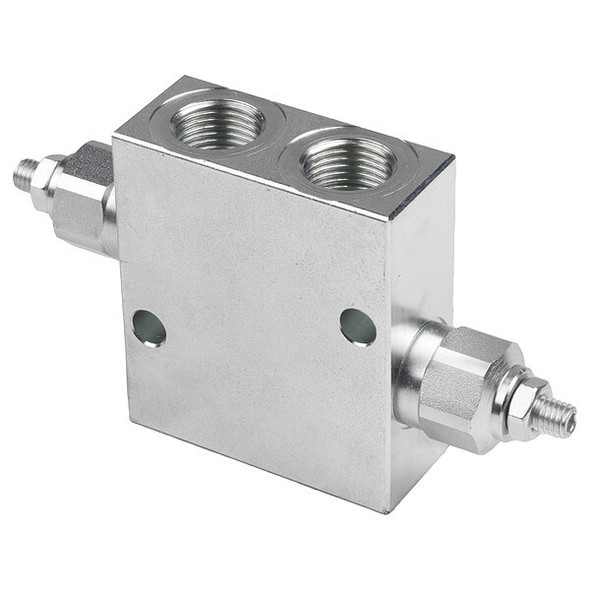 Delavan Fluid Power Double Relief Valve,30 gpm,Screw,NPT DCORV-80-210-SAE10-S