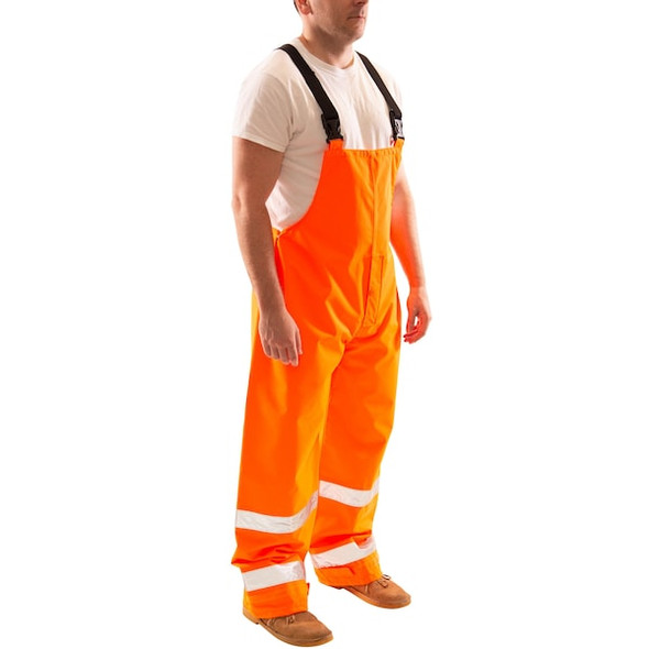 Tingley Rain Bib Overall,Class E,Orange,L O24129