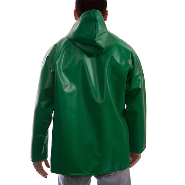 Tingley Safetyflex Flame Resistant Rain Jacket, Green, M J41108