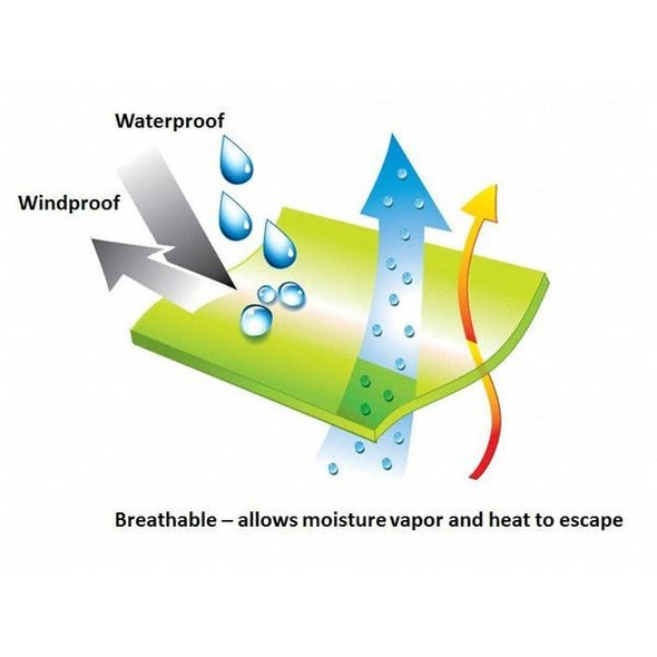Tingley High Visibility Rain Jacket with Hood, Polyester, Class 3 R, Green/Yellow, L J23122