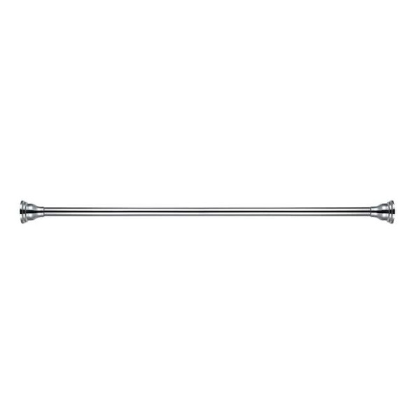 Kingston Brass SR111 72" Tension Shower Rod with Decorative Flange SR111