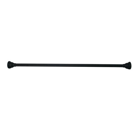 Kingston Brass SR115 72" Tension Shower Rod with Decorative Flange SR115