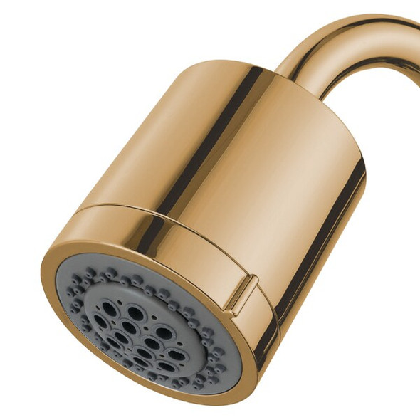 Kingston Brass Shower Head, Polished Brass, Wall Mount KX8612