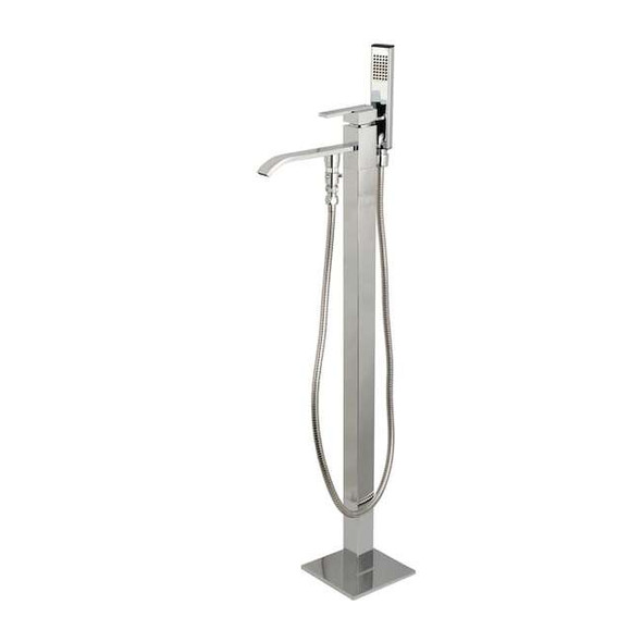 Kingston Brass Freestanding Tub Faucet, Polished Chrome, Freestanding KS4131QLL