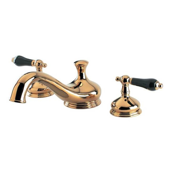 Kingston Brass KS3332PKL Roman Tub Filler with Cross Handle KS3332PKL