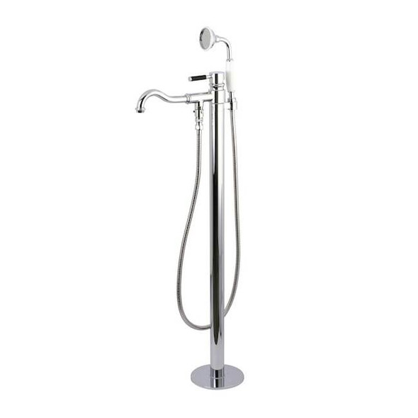 Kingston Brass Freestanding Tub Faucet, Polished Chrome, Freestanding KS7131DKL