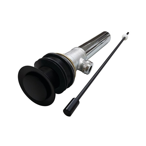 Kingston Brass KS8100MB Brass Pop-Up Drain without Over KS8100MB Kingston Brass KS8100MB Brass Pop-Up Drain without Over KS8100MB