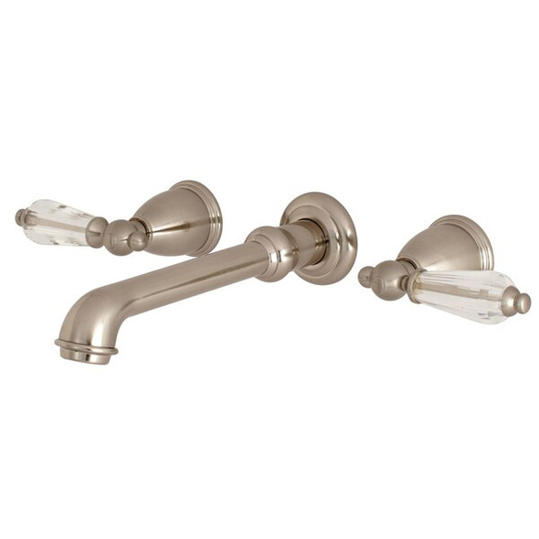 Kingston Brass Roman Tub Faucet, Brushed Nickel, Wall Mount KS7028WLL